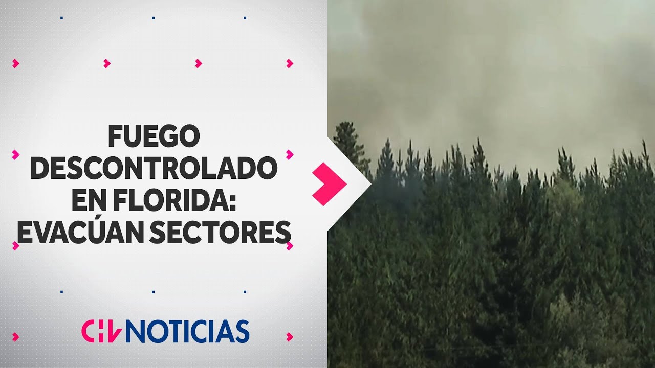 Fuego descontrolado en Florida: Evacúan sector por activación de varios focos - CHV Noticias