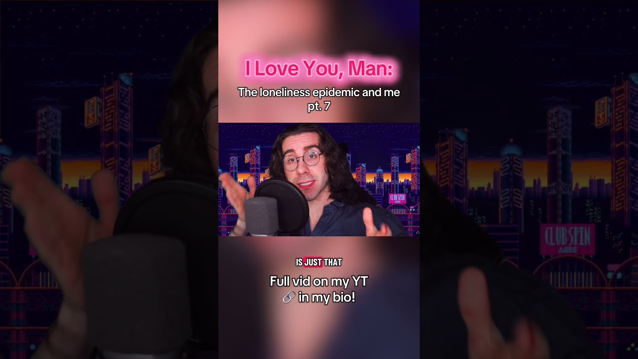 My I Love You, Man video is on my channel! #film #videoessay #loneliness #maleloneliness #movie