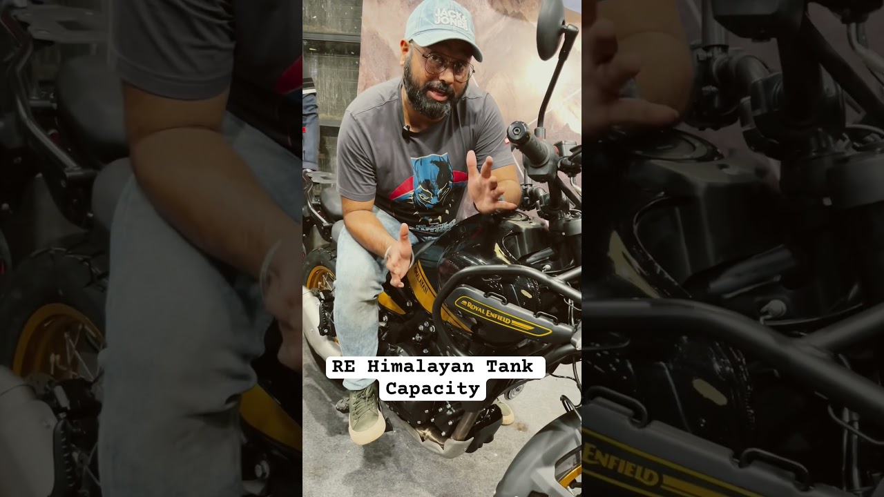 New Royal Enfield Himalayan 452 Tank Capacity #himalayan #royalenfield