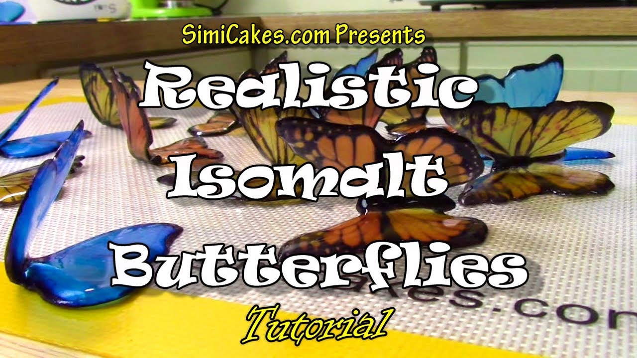 Realistic Isomalt Butterflies Tutorial