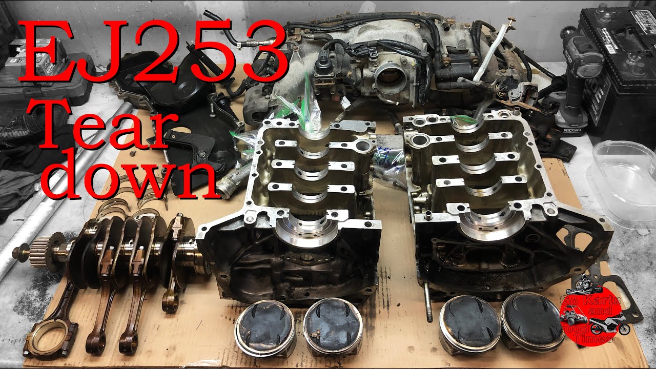 EJ25 Teardown (Blown Engine Inspection and Junkyard Motor Disassembly)