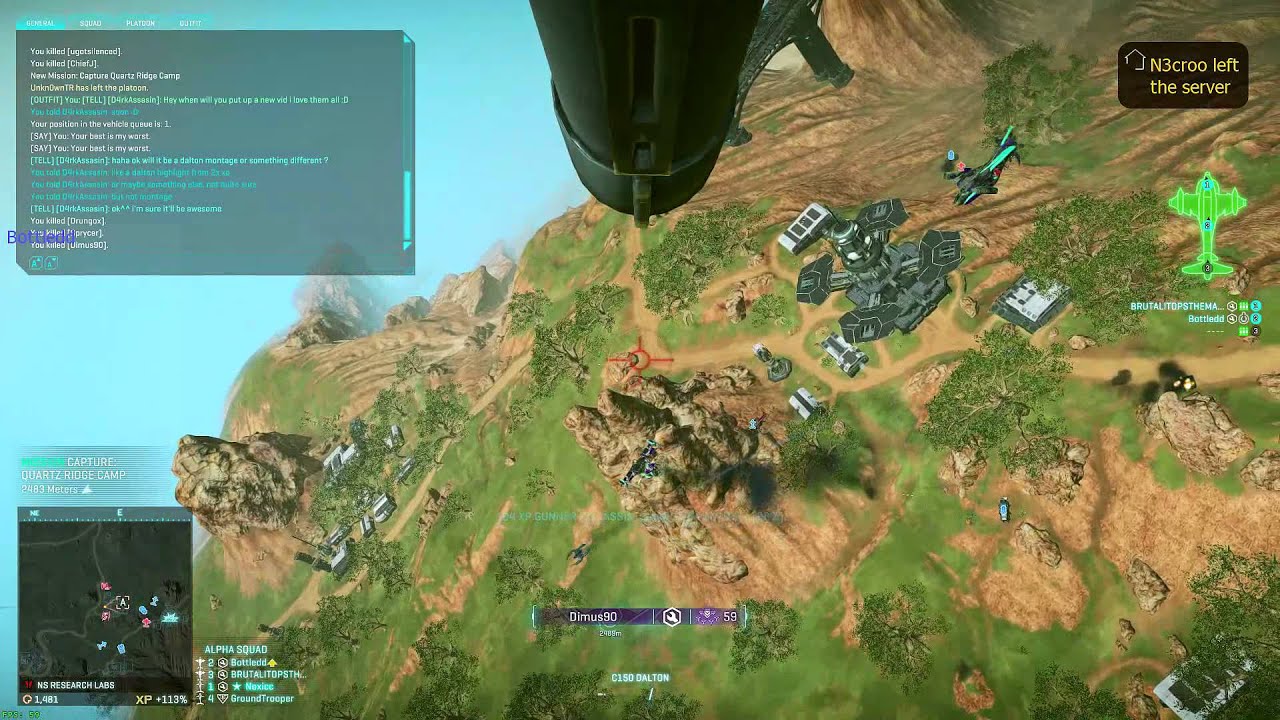 Planetside 2 | Double XP Dalton Highlight Reel