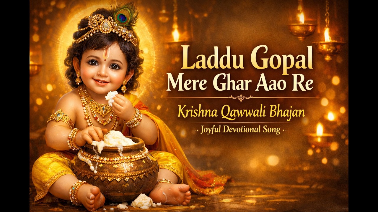 Laddu Gopal Mere Ghar Aao Re | Krishna Qawwali Bhajan | Joyful Devotional Song
