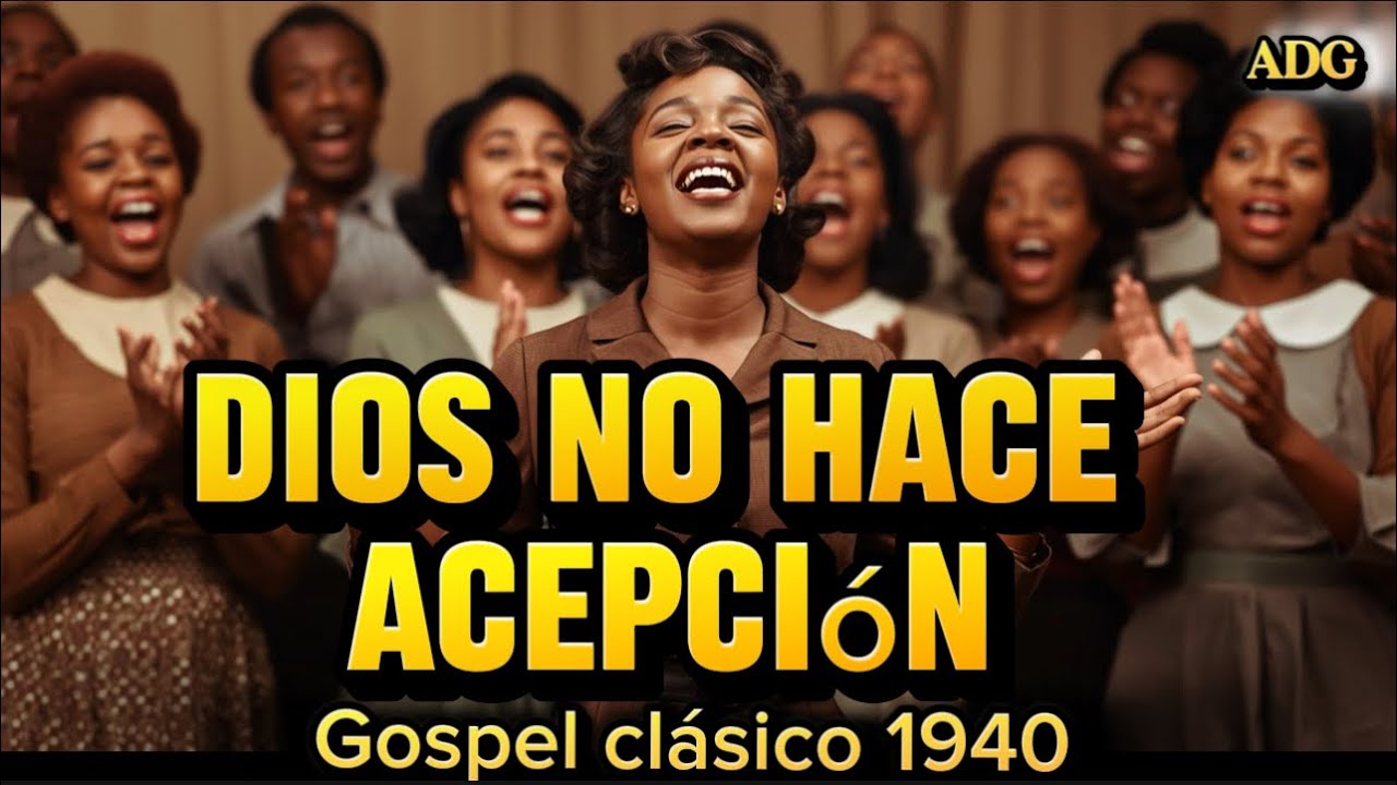 Gospel Clásico 1940|🎙️”Dios no hace acepción” alabanza clásica al estilo 1940