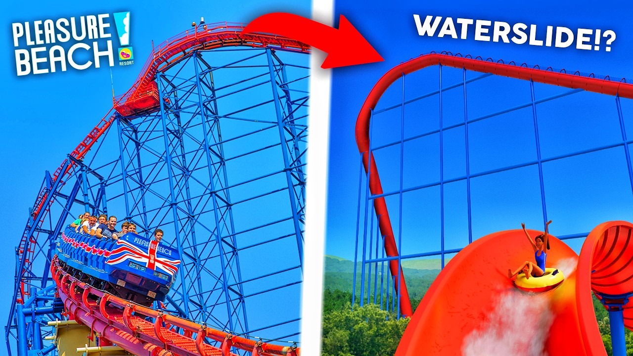 What if UK Roller Coasters were... WATER SLIDES??