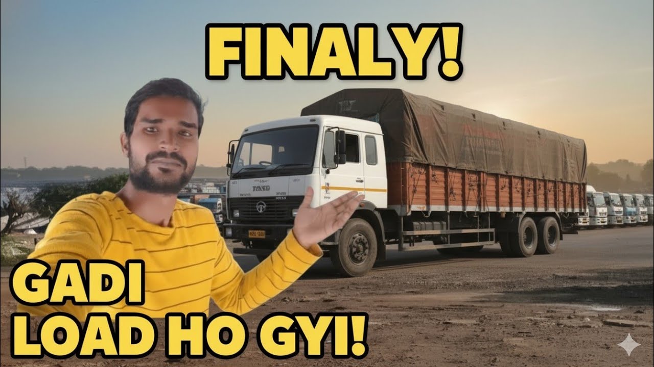 Finaly Gadi Load Ho Gyi! Truck Driver Life #Indian Trucking Vlog #Bablu Vlog