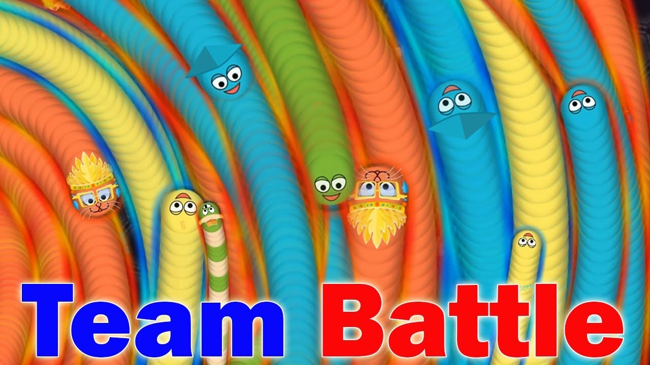 Wormate.io © Amazing Red Lonely Wormateio победил команду Blue — мировой рекорд по взлому Wormate...