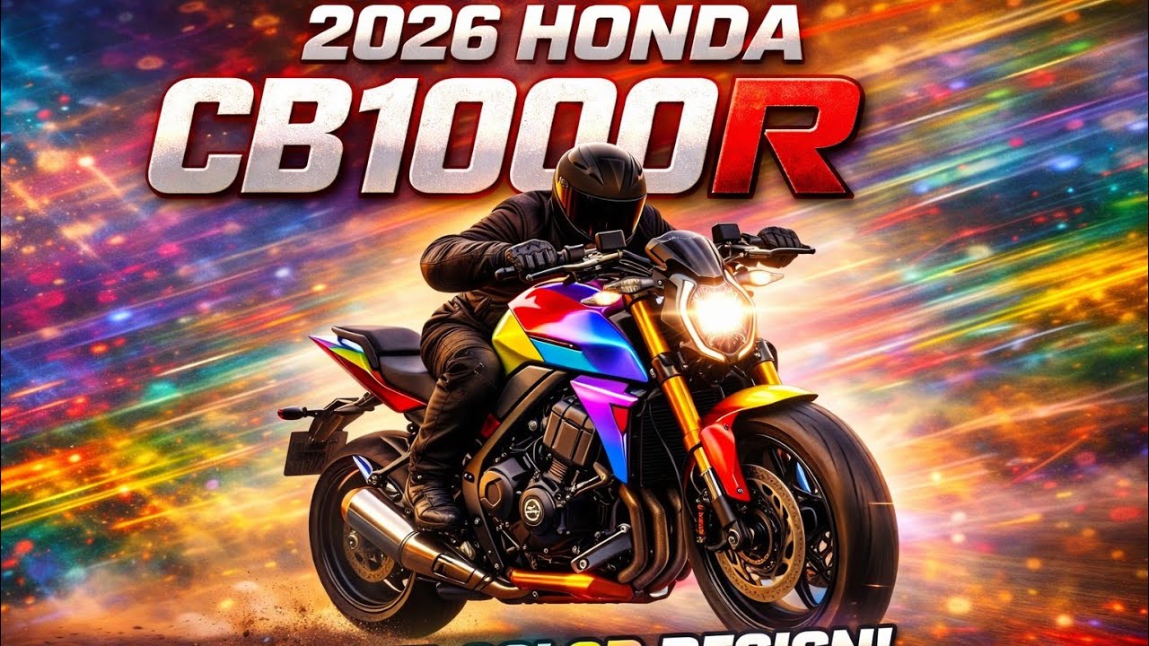 2026 Honda CB1000R Multi-Color Edition | Powerful Street Beast in Stunning New Design