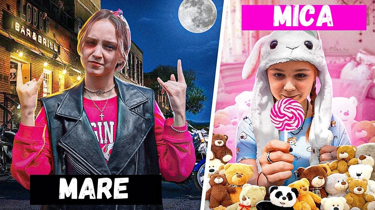 💄 Sora MARE vs Sora MICĂ 🧸 au rămas SINGURE ACASĂ 🏠