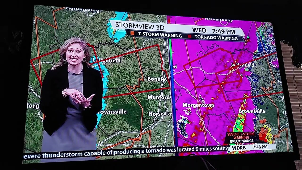 WDRB Severe Weather Coverage April 13th 2022 Part 1.