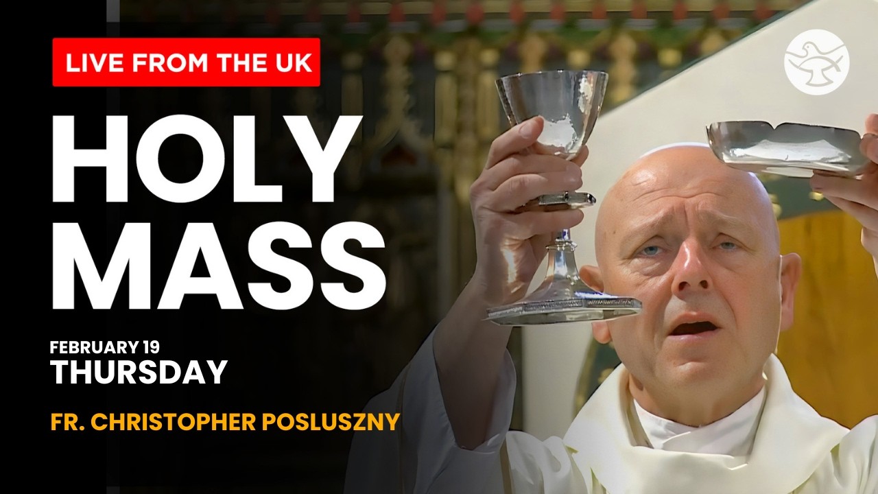 Daily Holy Mass Live | Thursday February 19, 2026 | St. Marie's Cathedral, Sheffield, UK