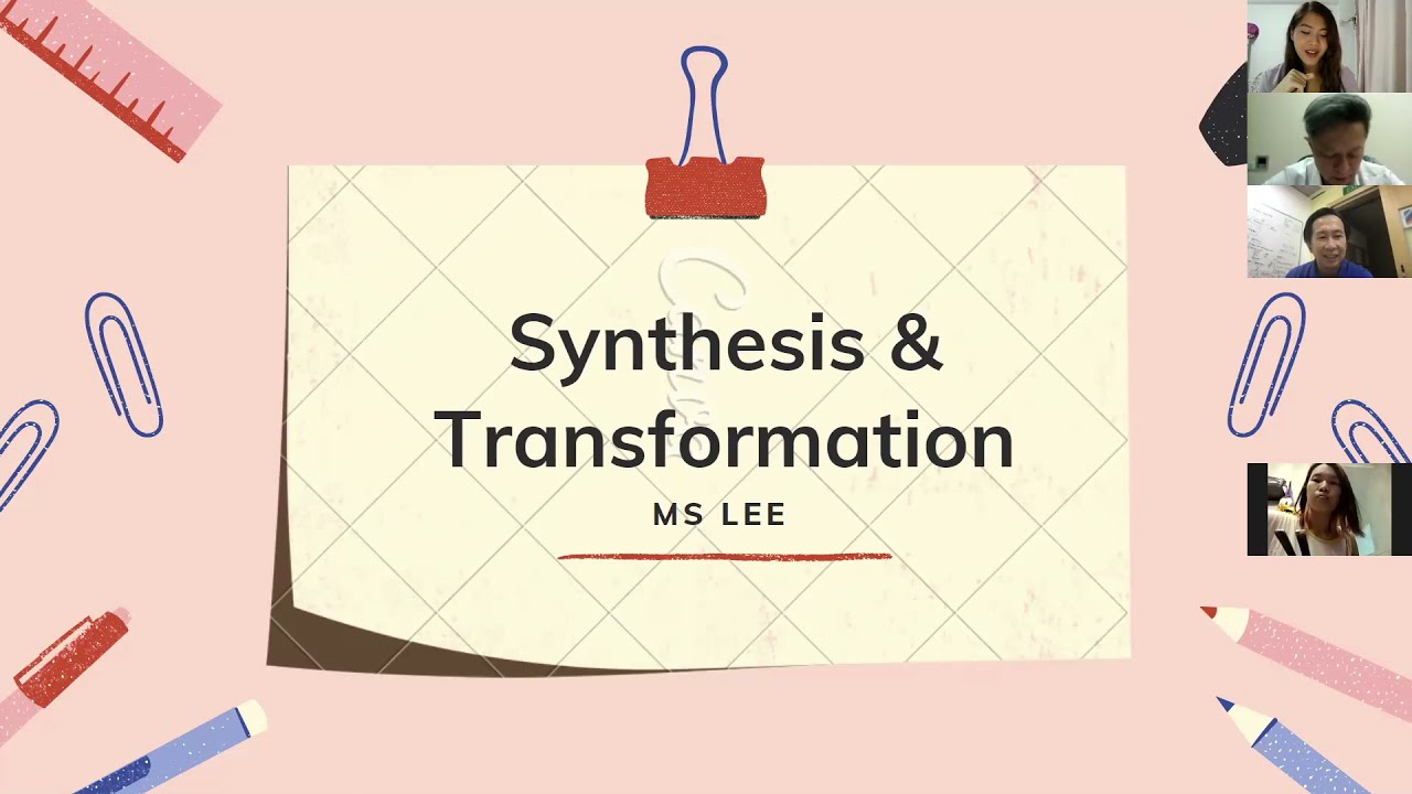 PSLE ENGLISH - SYNTHESIS AND TRANSFORMATION