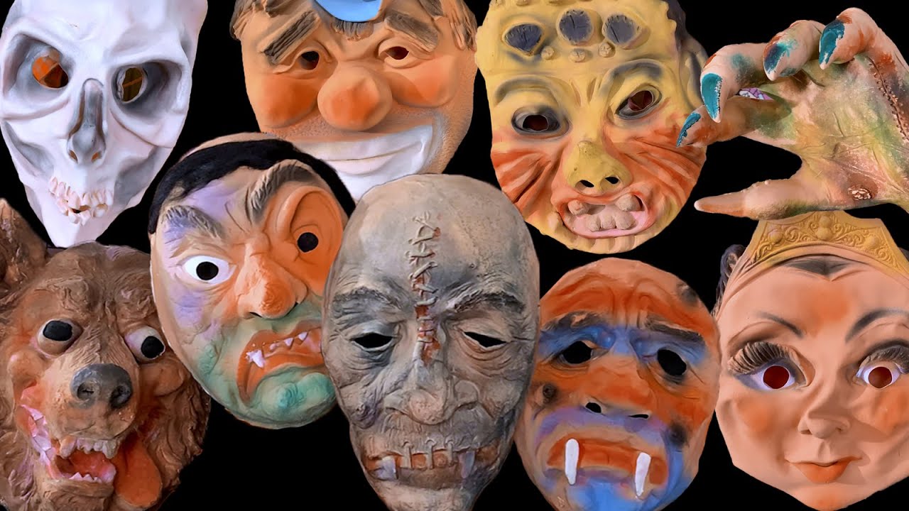 Bayshore Rubber Halloween Masks - Raymond Castile's Basement of Horror - S6, Ep1