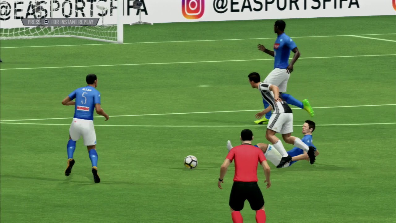FIFA 18 PS3 - Juventus vs Napoli Full Match Gameplay HD