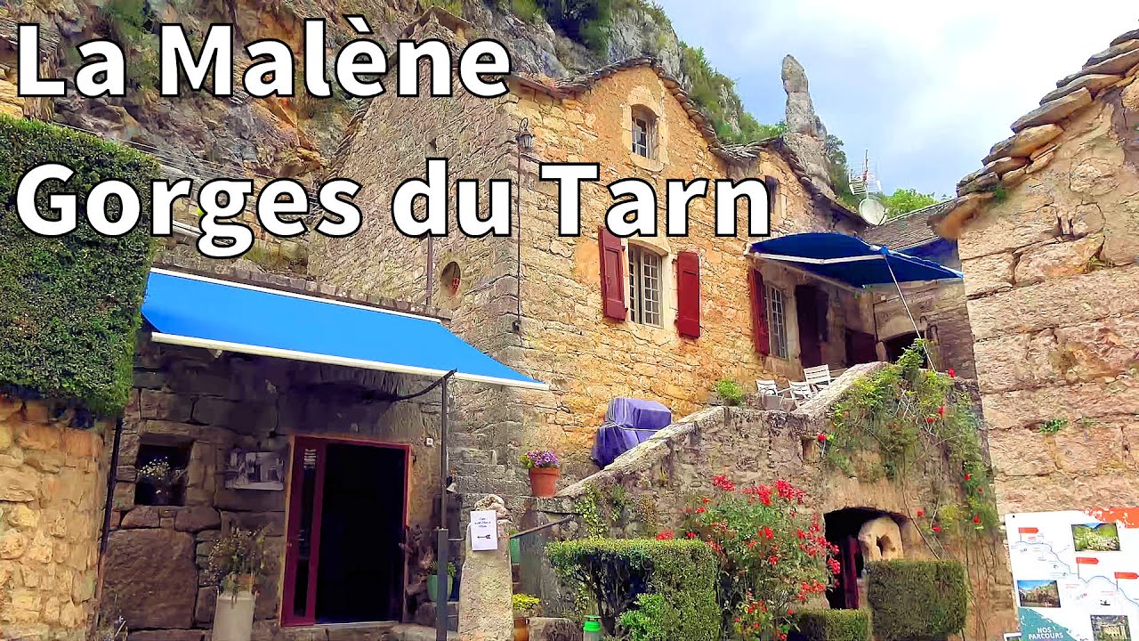 [4K] La Malène Gorges du Tarn — France Travel Guide | Best Views, Stone Bridge & Village Walks