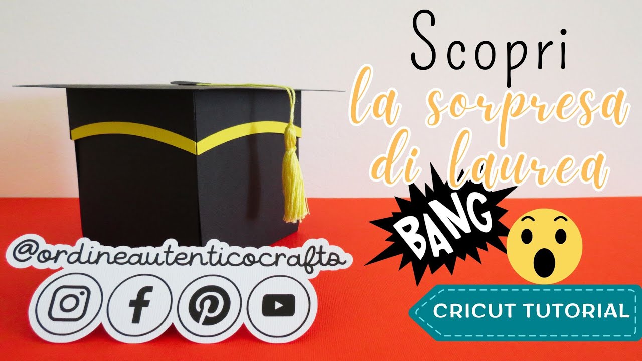 Sorpresa di Laurea: Tutorial per una Explosion Box Fatta a Mano con Cricut Maker!