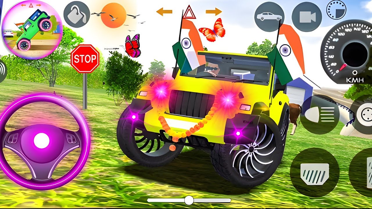 Dollar (Song) Modified Mahindra Thar😈|| Indian Car Simulator 3D ||Android Gameplay #GoLiveIndia