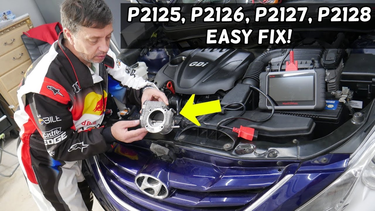 HYUNDAI CODE P2125 P2126 P2127 P2128 HYUNDAI ELANTRA ACCENT SANTA FE VELOSTER TUCSON SONATA