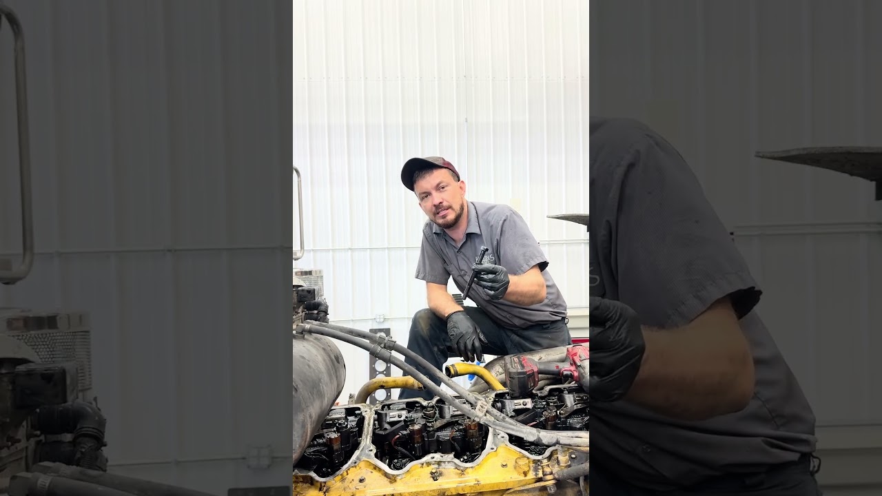 The easiest and least expensive Jake Brake fix!  #Repair #caterpillar #peterbilt #dieselmechanic