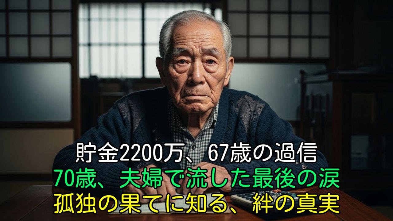 【実話】「安泰だと思っていた…」67歳夫婦の涙。貯金2200万が底をつく残酷な現実と、老後に突きつけられた真実。