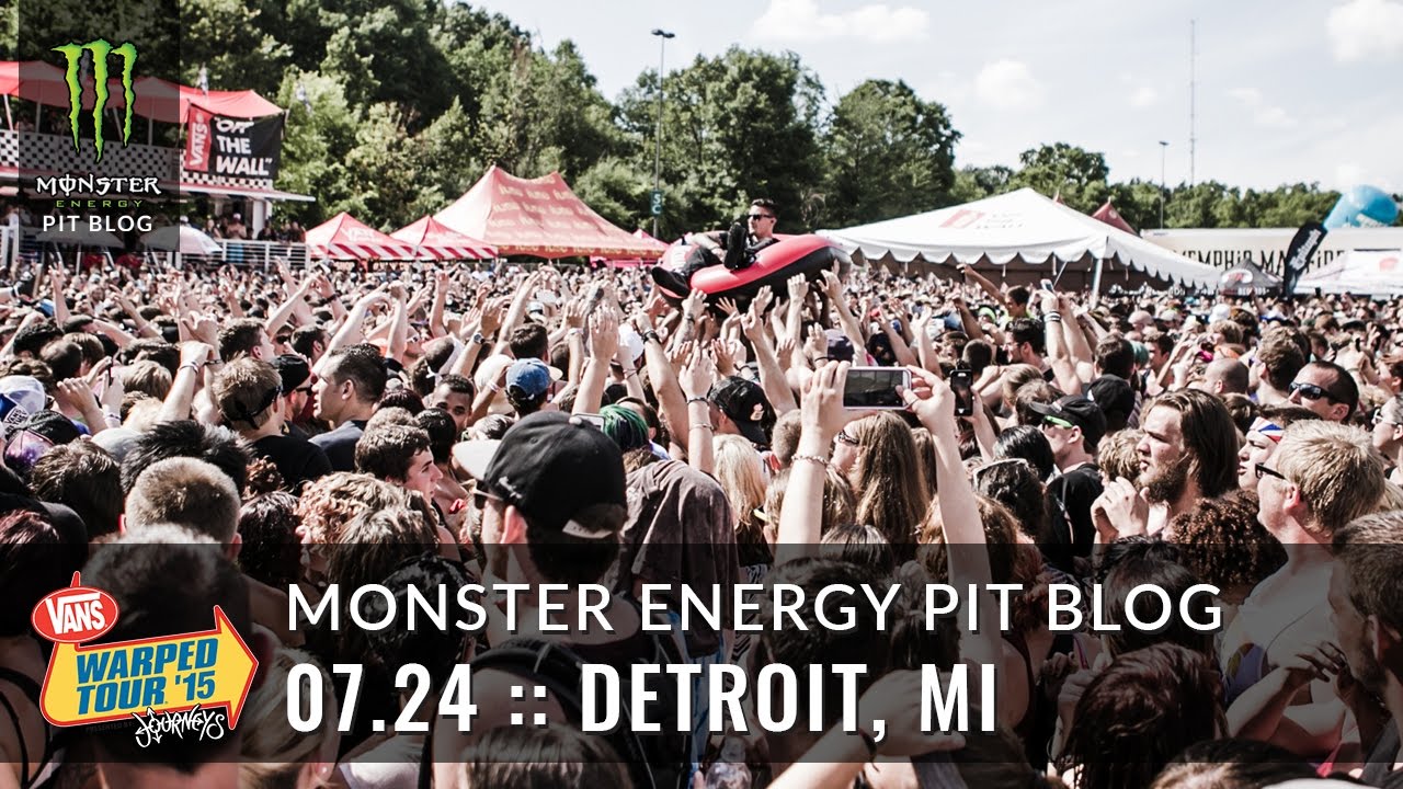 2015 Monster Energy Pit Blog: Detroit