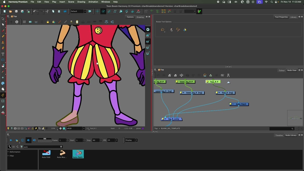 Toon Boom Harmony - Character Rigging - Auto-Patch
