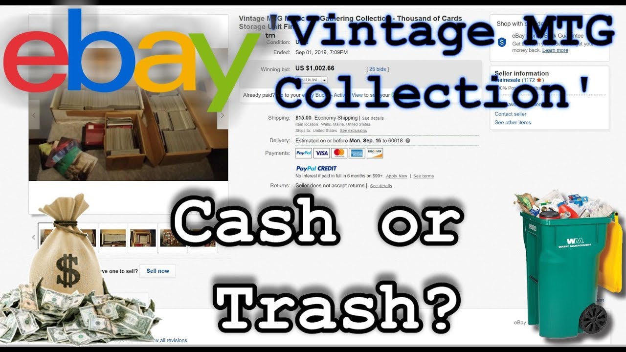 Vintage MTG eBay lot part 1 of 3 | Cash or Trash?