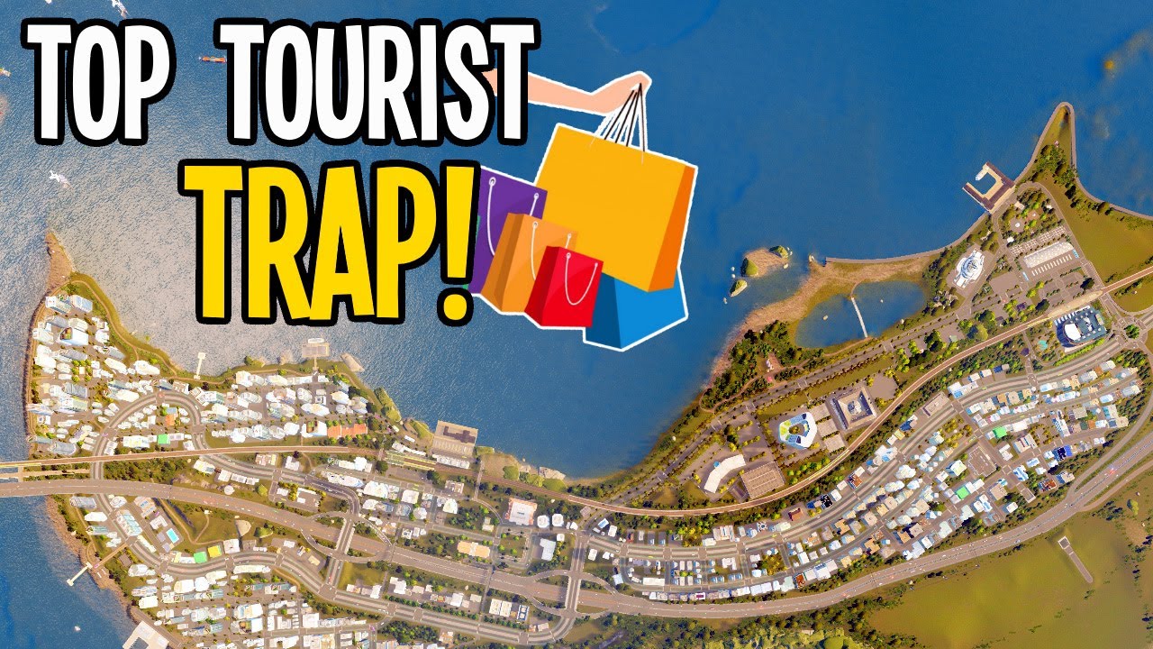 Need Money? Build the BEST Tourist Trap in Cities Skylines!