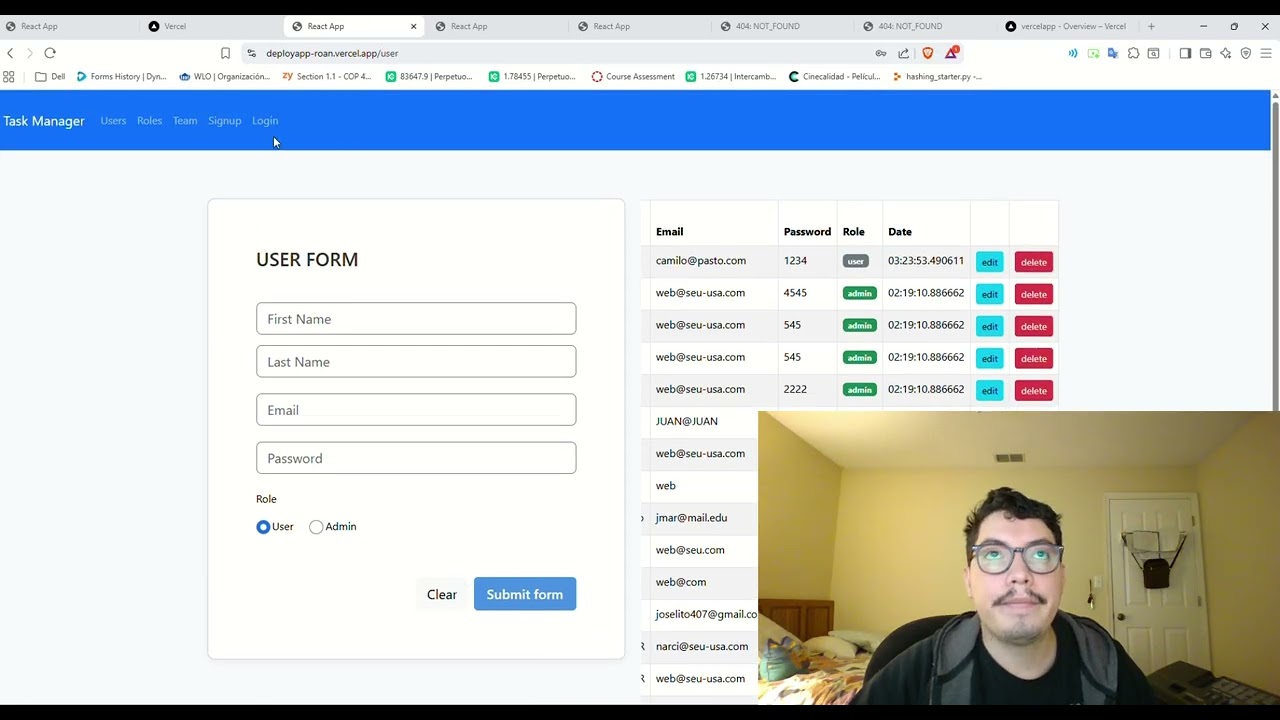 Front-End Report and Video Demonstration