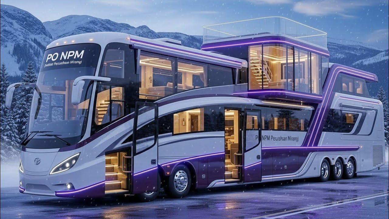 🚍New viral PO NPM Bus 2026 Terbaru! Bus Sultan Full Fasilitas Super Mewah di Indonesia😱