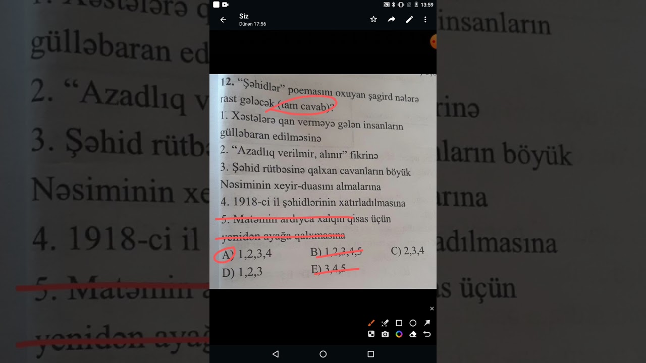 Bəxtiyar Vahabzadə xüsusi qeydlərlə testlərin izahı MHM