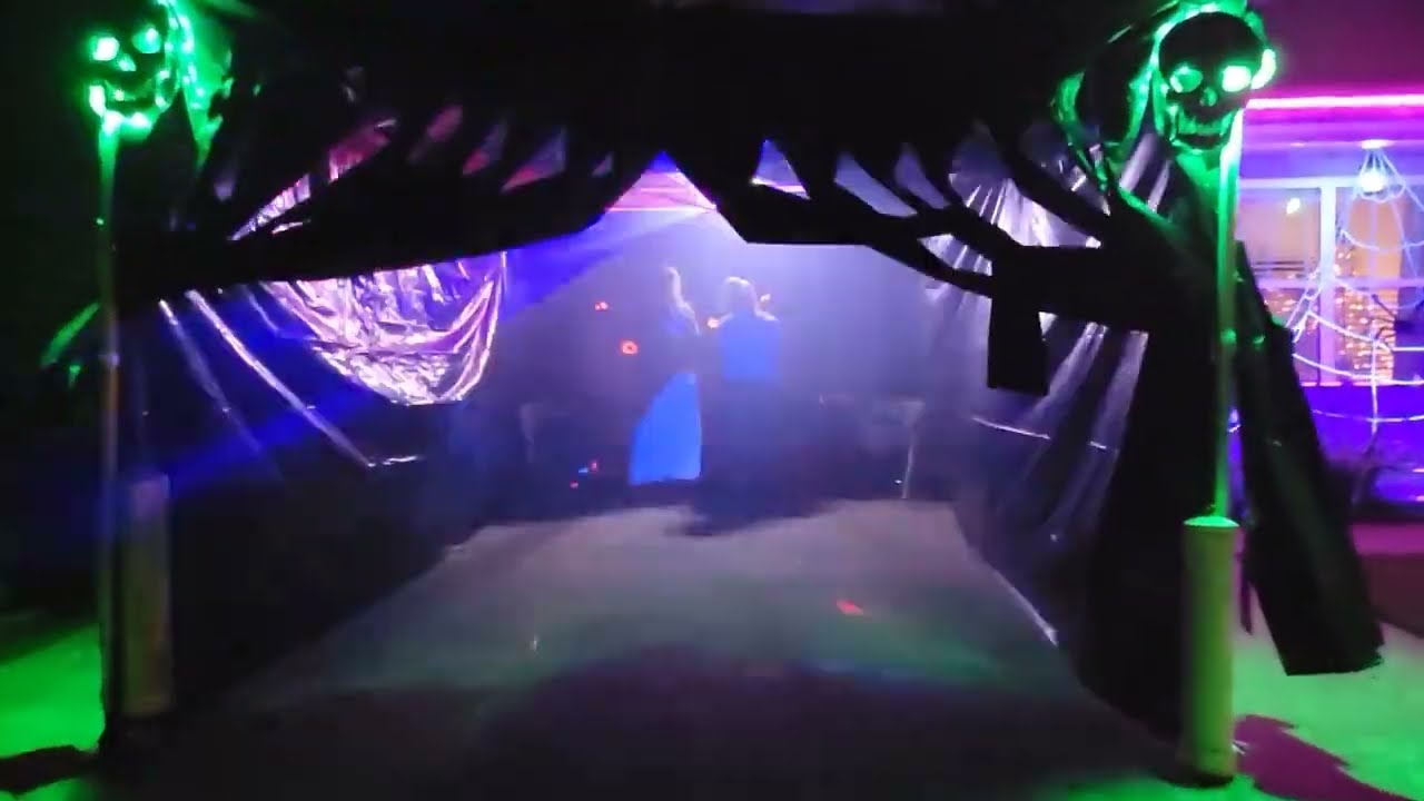 Halloween 2021 Digital Decorating Display using AtmosFX