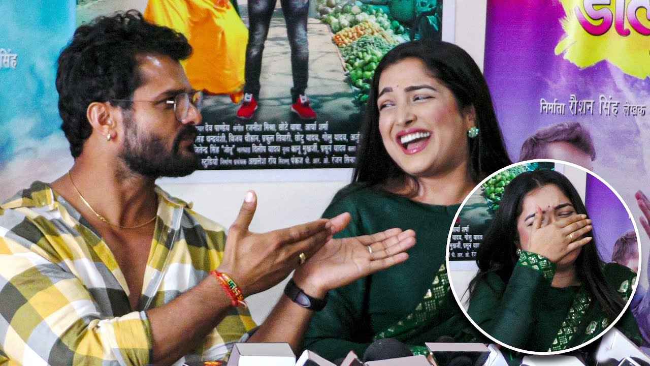 इंटरव्यू के दौरान खेसारी लाल यादव ने ऐसा क्या कह दिया की आम्रपाली दुबे नहीं रोक पाई अपनी हँसी