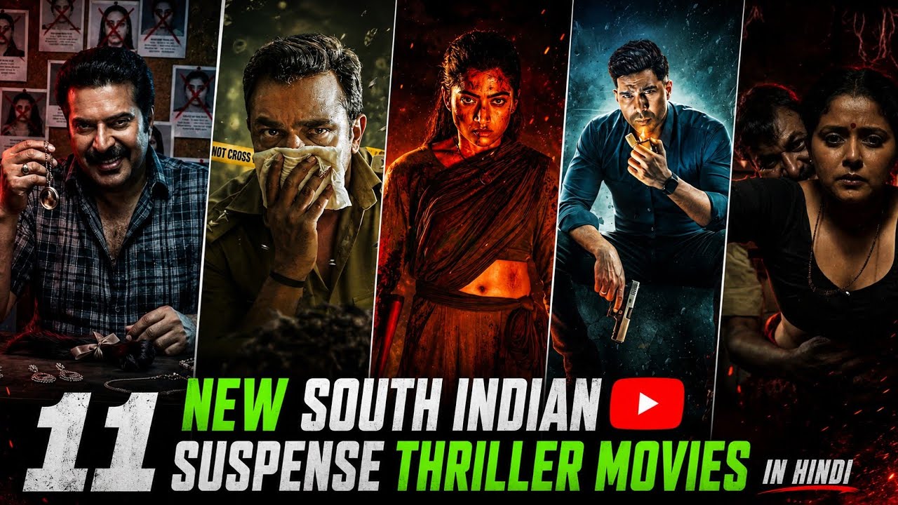 Top 11 best south indian suspense thriller movies in hindi 2026 | south murder mystery movies hindi