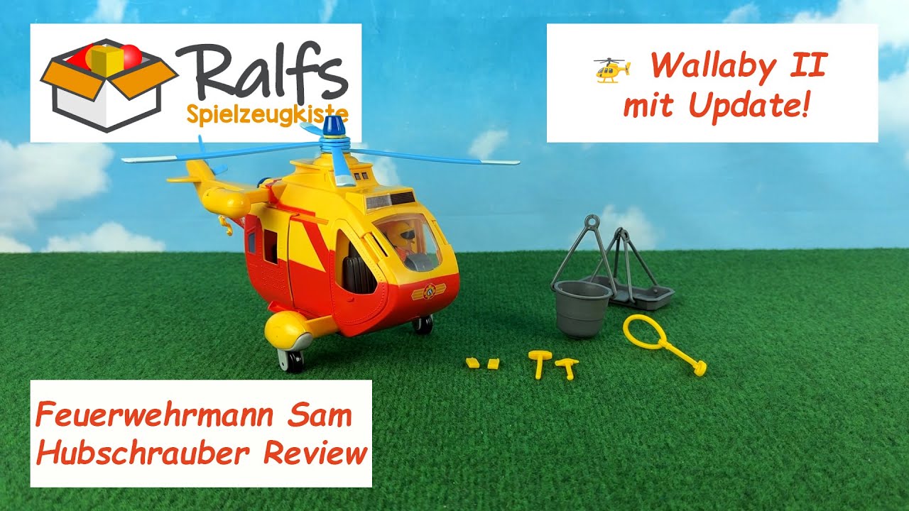 🚒 Feuerwehrmann Sam Hubschrauber Wallaby II – Update & Review 🚁