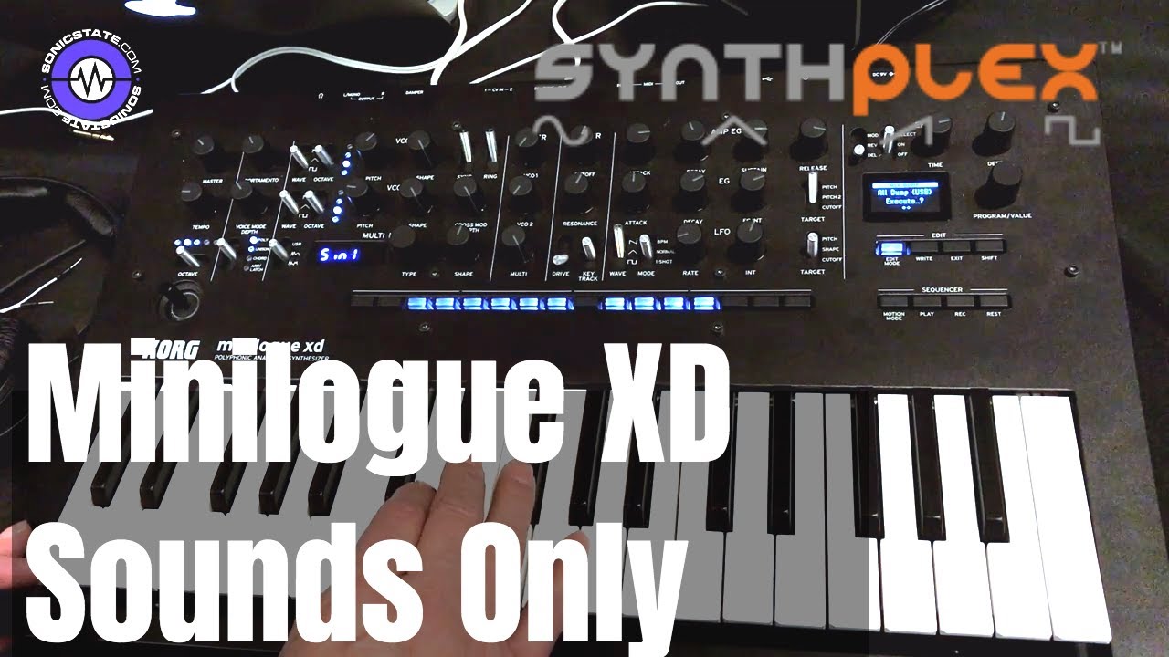 Synthplex 2019 Korg Minilogue XD Sounds Only