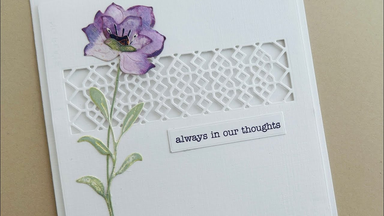 Two quick and elegant flower cards