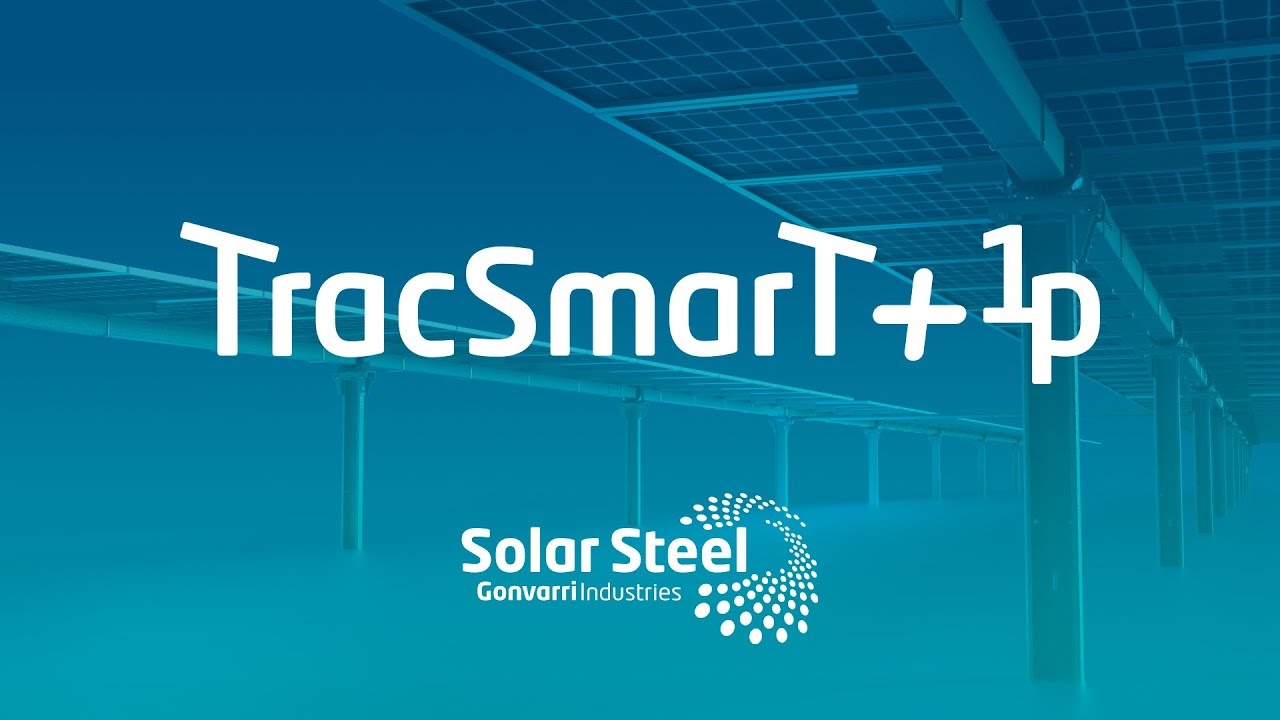 New 1P Solar Tracker | TracSmarT+1P | Solar Steel