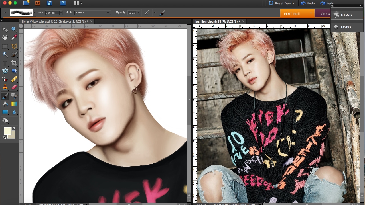 Jimin (You Never Walk Alone) - BTS Speedpaint