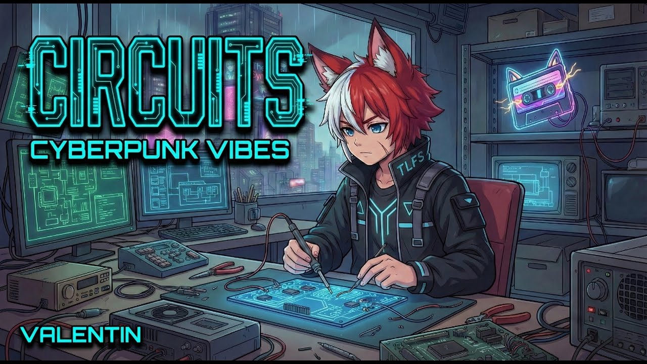 Coding at 4am 🌃 circuits [From the 21-Track Cyberpunk Saga