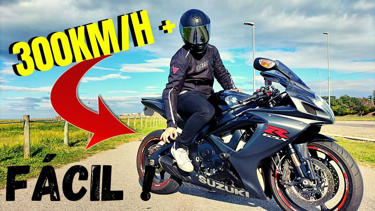 MOTO PARA 300KMH FÁCIL ! ( SUZUKI GSXR 750cc K7 )