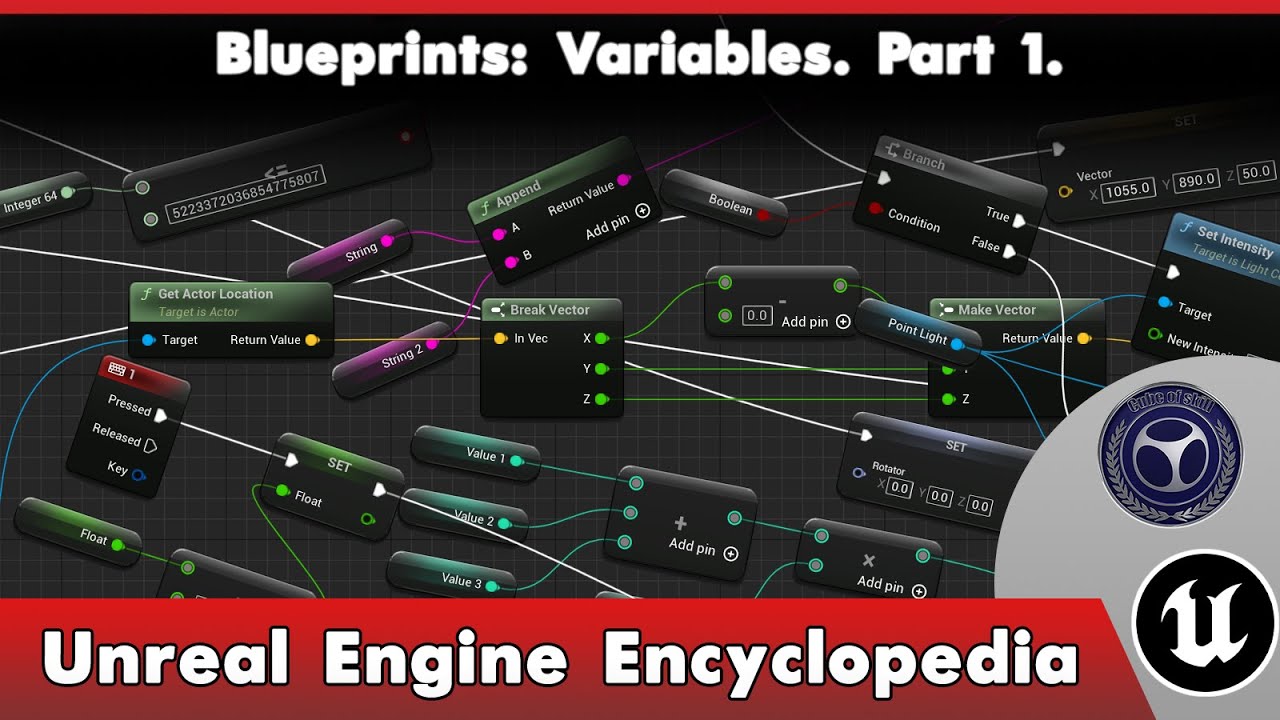 Unreal Engine Encyclopedia: Variables. Part 1