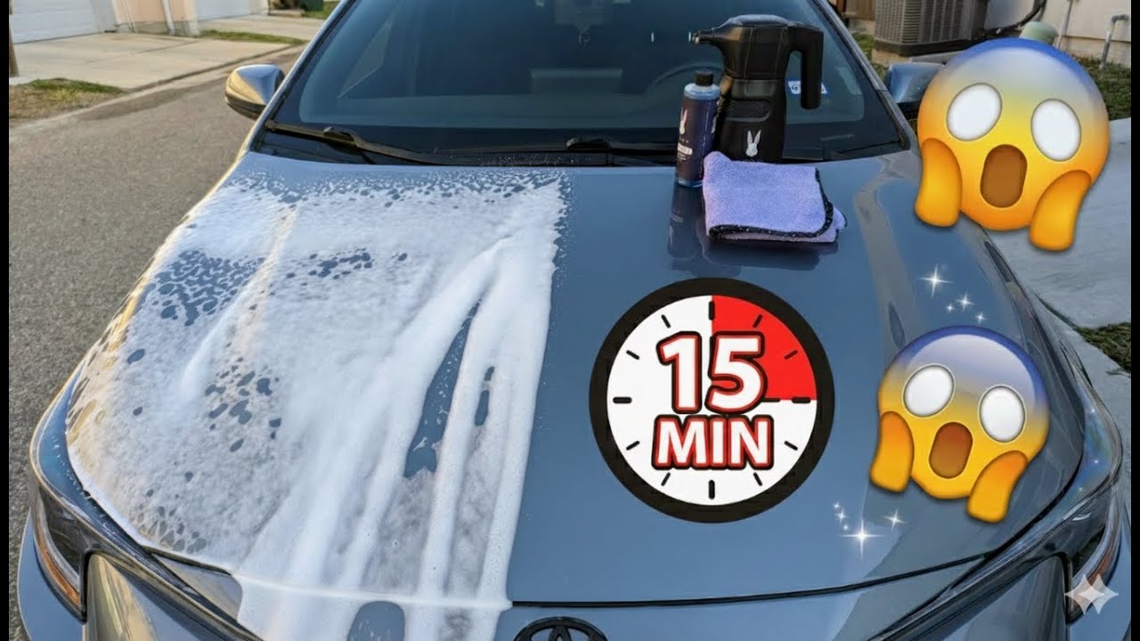 Автомойка за 15 минут?! Тестирование безводной пены Rubbit.