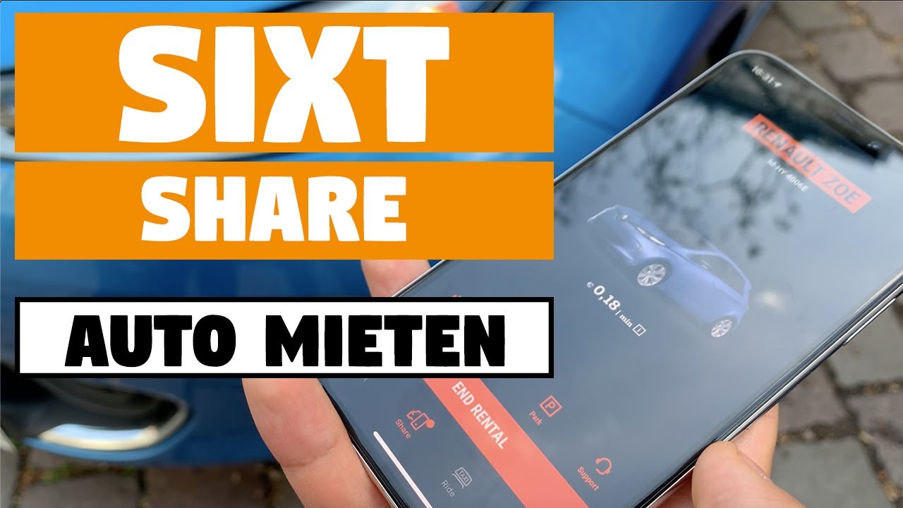 SIXT SHARE - Auto mieten erklärt! + Gutschein