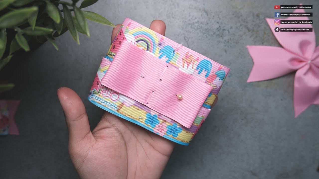 Easy DIY Tutorial Made From Ribbon No 10 #ElysiaHandmade