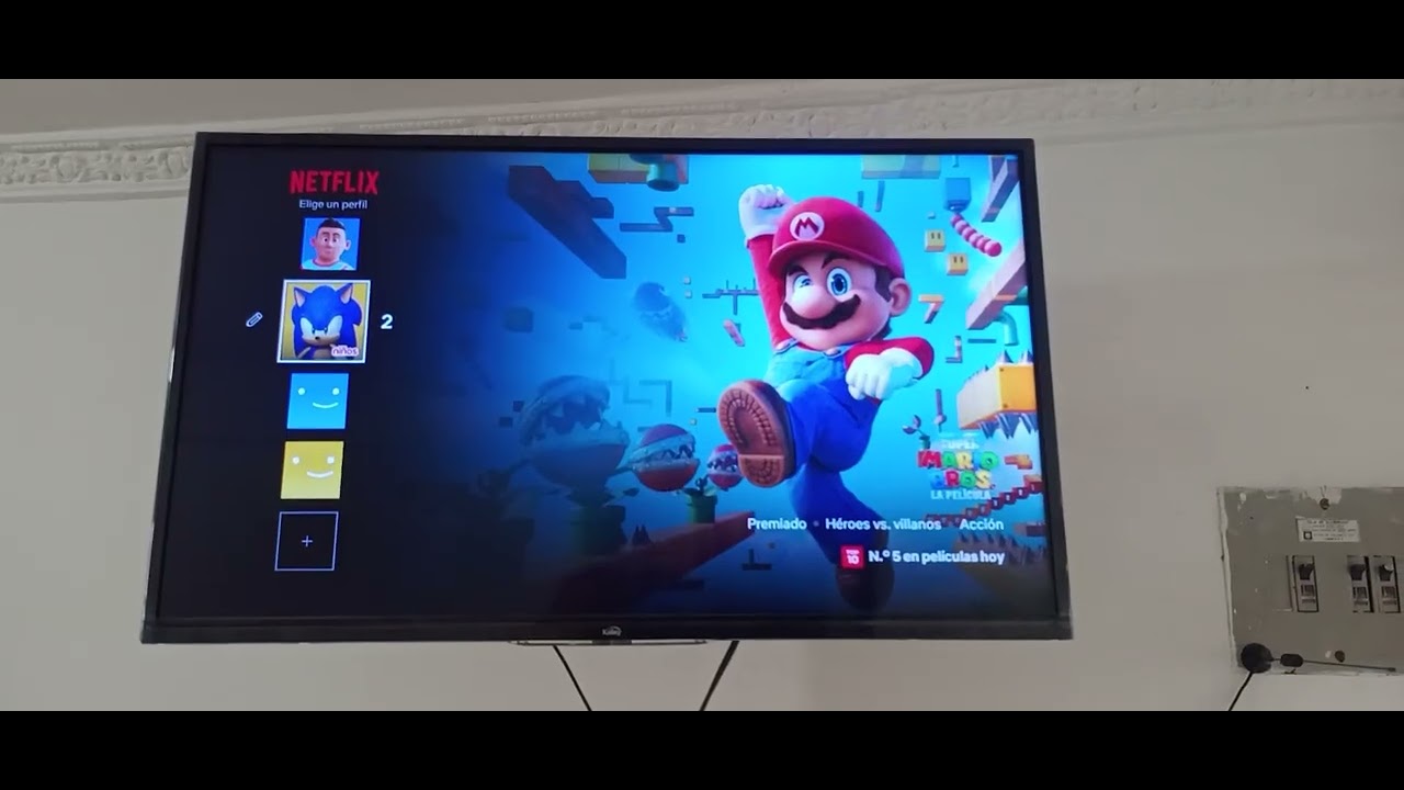 Como cerrar sesión o cambiar de cuenta Netflix en el televisor tv