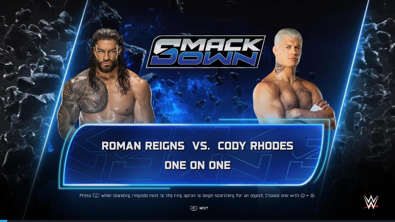WWE 2K25 - Roman Reigns Vs Cody Rhodes