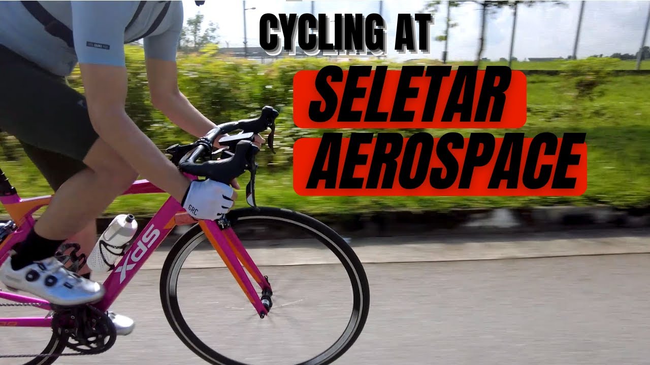 Cycling at Seletar Aerospace Park | Seletar Loop | Makan at Airbus Asia Training Centre