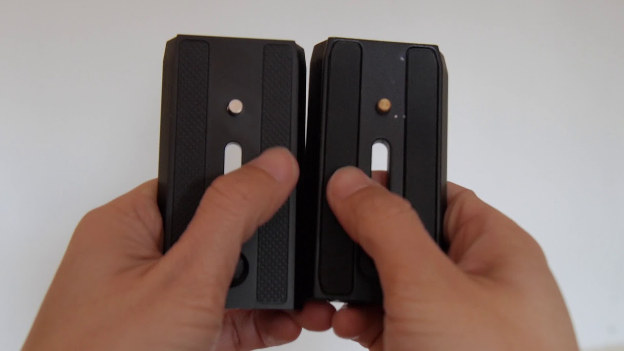 Generic vs Genuine Manfrotto 200PL & 501PL QR Plates