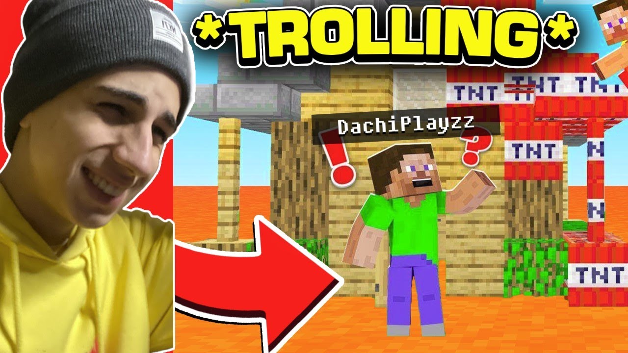 🤣სასტიკი ტროლინგი პირამიდაში?! | Minecraft *TROLLING*